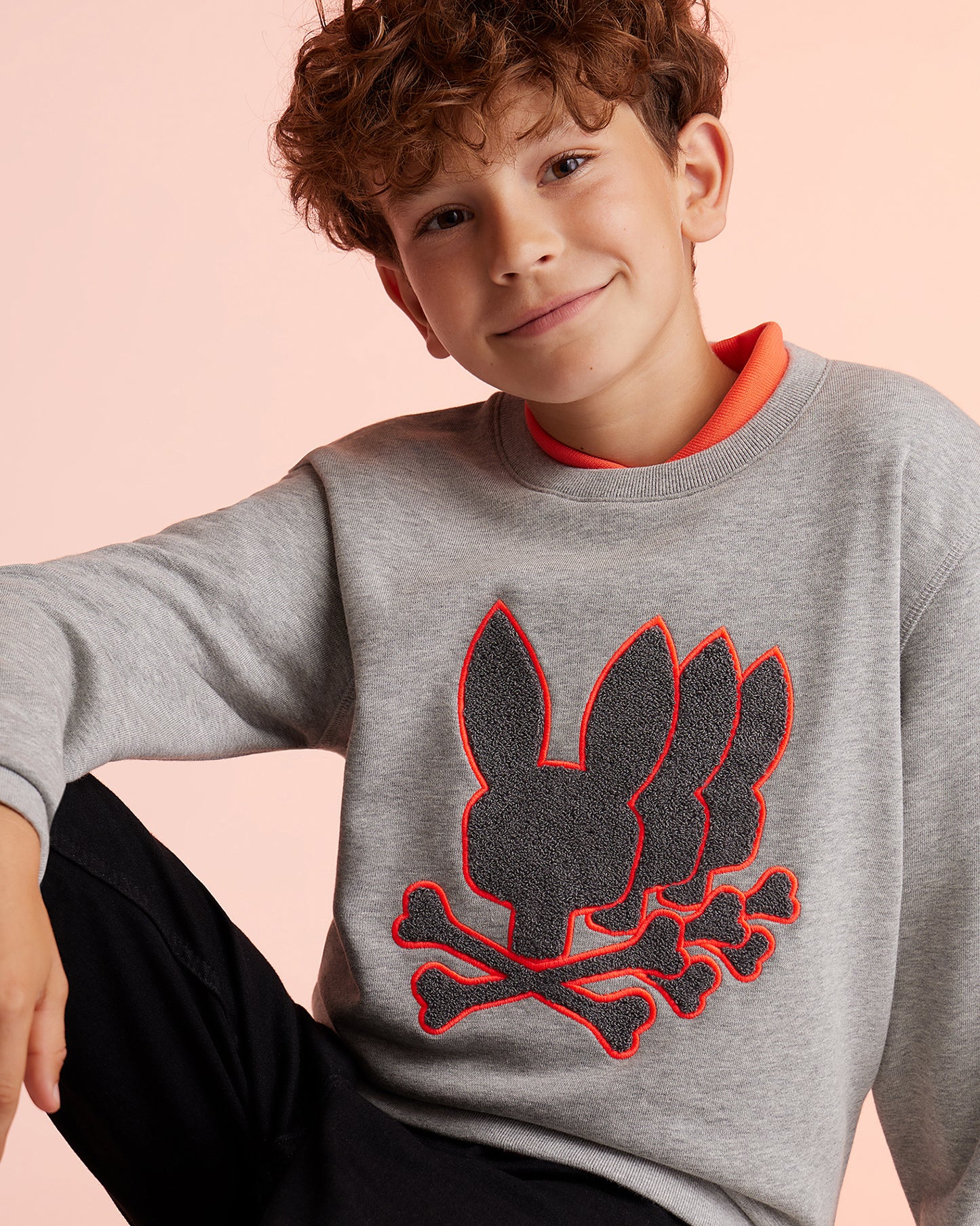 KIDS SACRAMENTO CHENILLE CREW SWEATSHIRT - B0S629A2FT