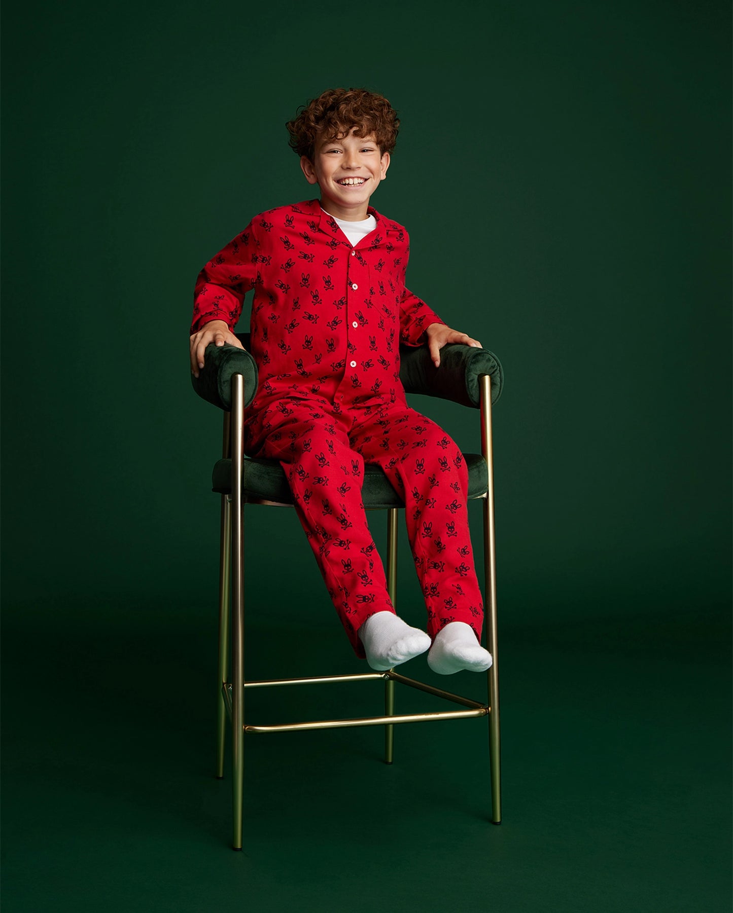 KIDS All OVER BUNNY LOUNGEWEAR SET - B0X670A2CO