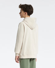 Teen | Kids' Nora Classic French Terry Hoodie in white by Psycho Bunny, featuring a cozy fit, minimalist design, and embroidered logo for a timeless, stylish look.