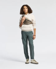 Kids | Kids' Nora Classic French Terry Hoodie in white by Psycho Bunny, featuring a cozy fit, minimalist design, and embroidered logo for a timeless, stylish look.