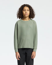 Kids | Kids' Taylor Piqué Long Sleeve Tee by Psycho Bunny, featuring a refined piqué fabric and embroidered logo for a sleek, stylish look.