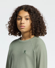 Kids | Kids' Taylor Piqué Long Sleeve Tee by Psycho Bunny, featuring a refined piqué fabric and embroidered logo for a sleek, stylish look.