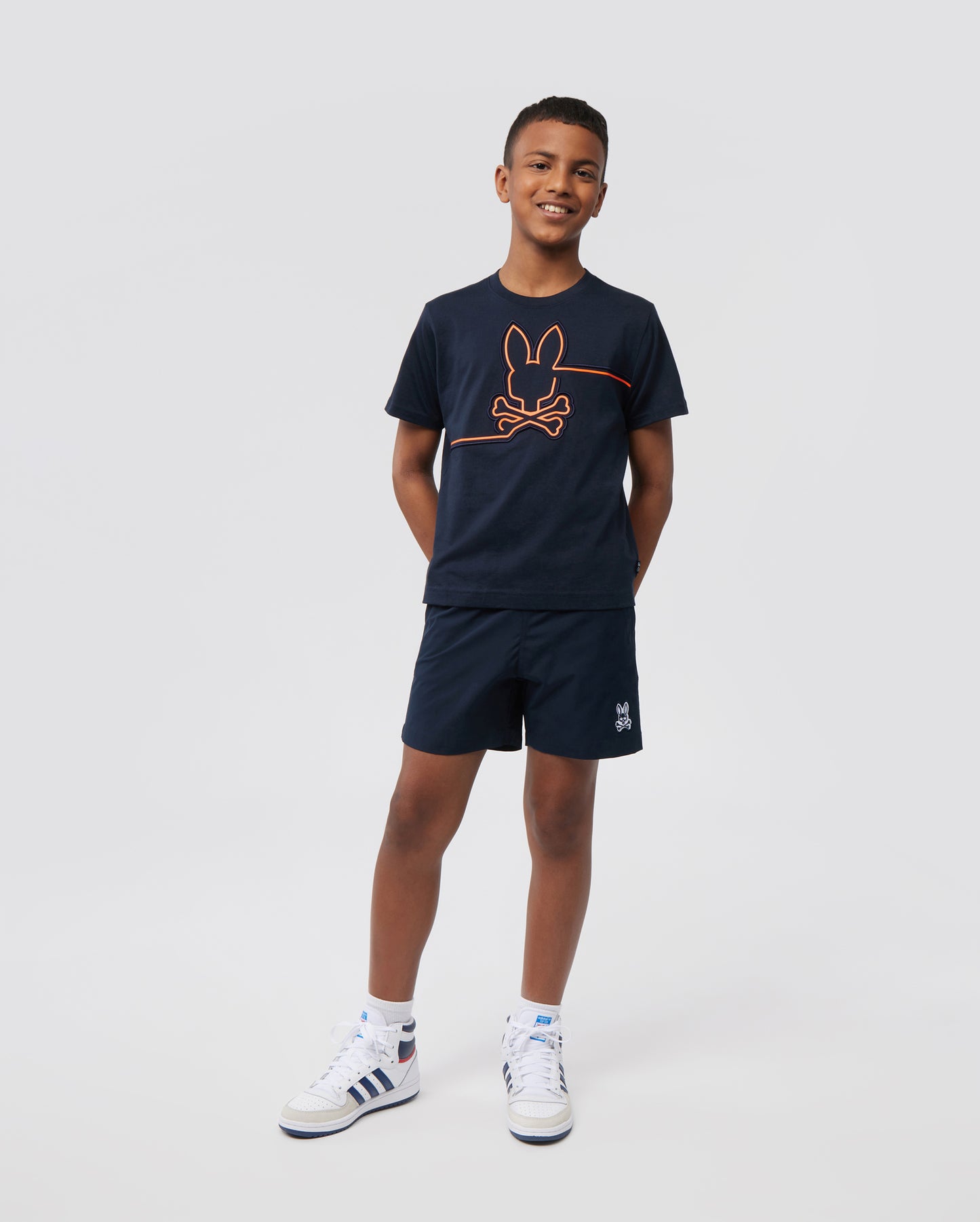 KIDS CHESTER EMBROIDERED GRAPHIC TEE - B0U301Z1PC