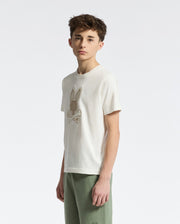 Teen | Kids' New Castle Embroidered Graphic Tee by Psycho Bunny, featuring a bold embroidered logo on soft cotton for a stylish and comfortable fit.