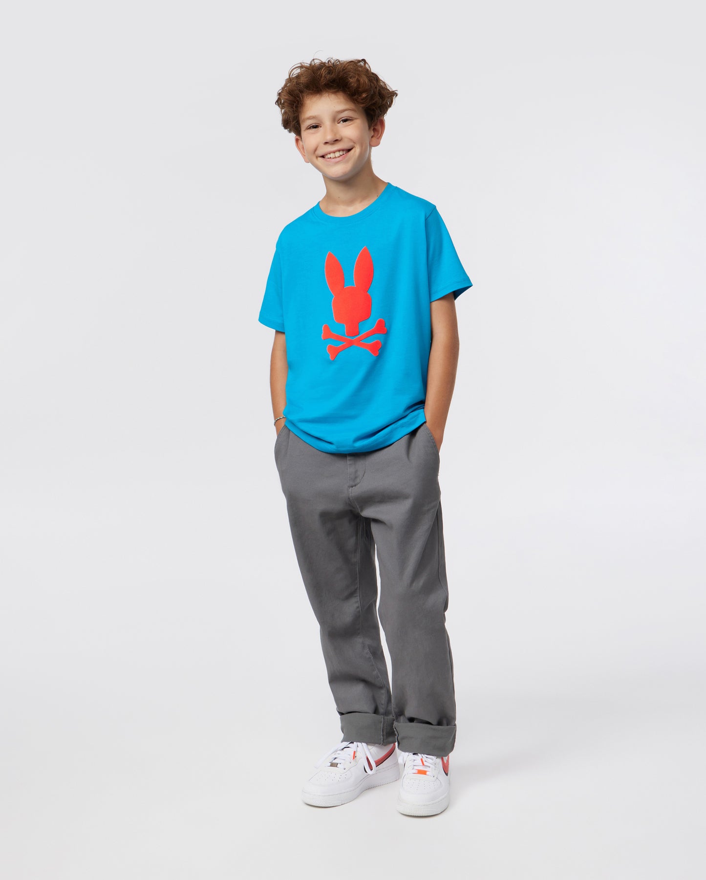 KIDS LOS ANGELES FLOCKING GRAPHIC TEE - B0U643Z1PC