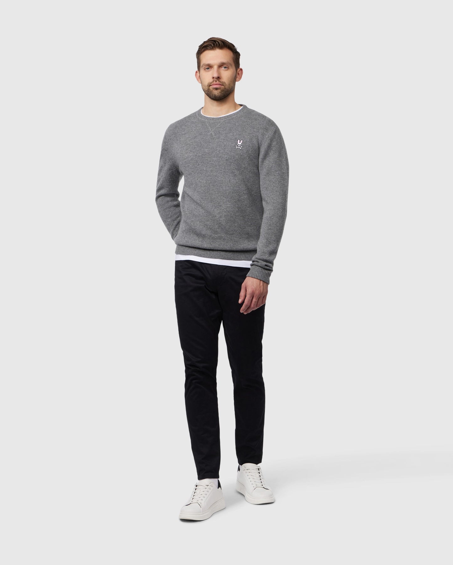MENS CARSON WOOL-CASHMERE SWEATER - B6E732A2SW