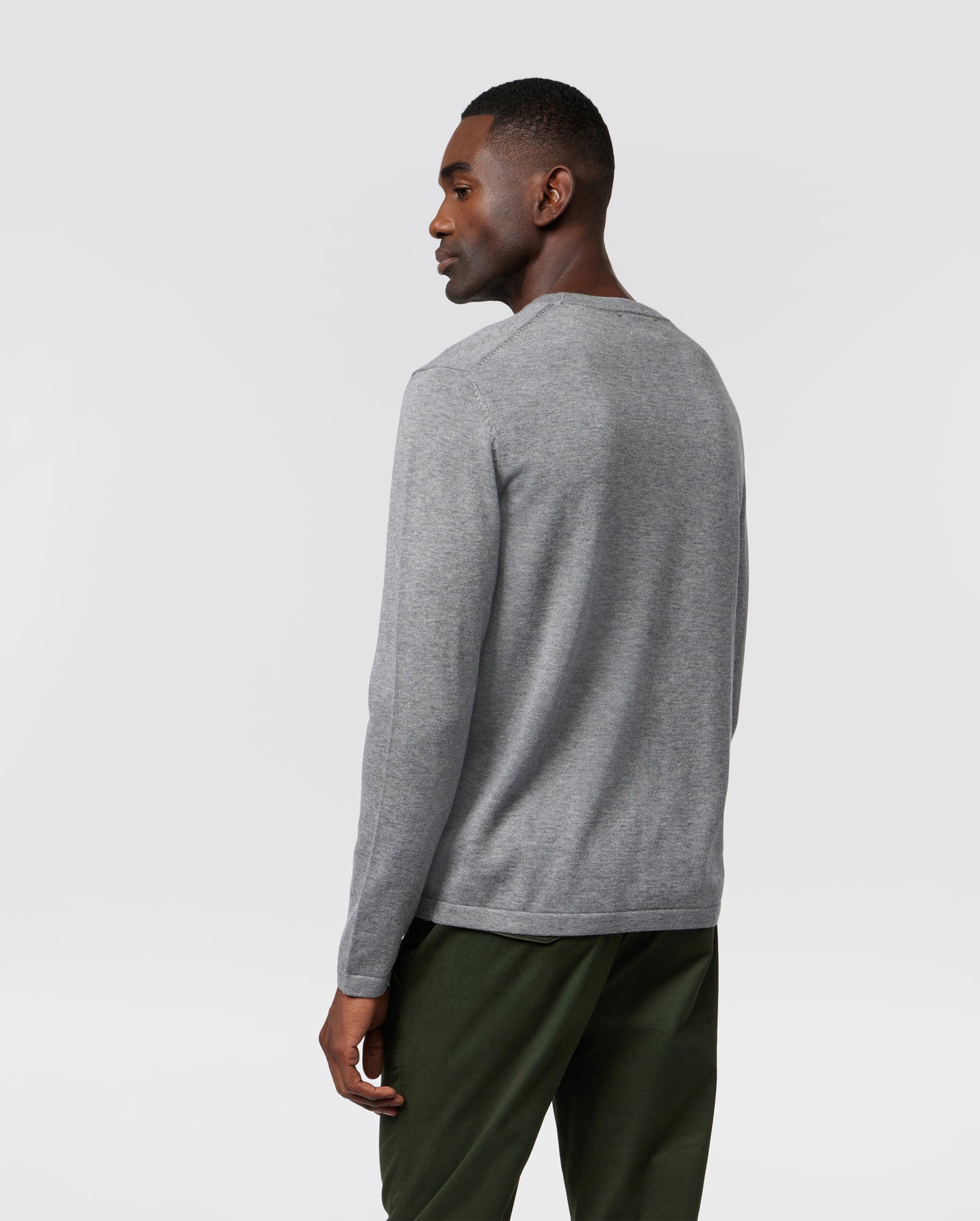 MENS LENNOX MERINO BLEND SWEATER - B6E743A2SW