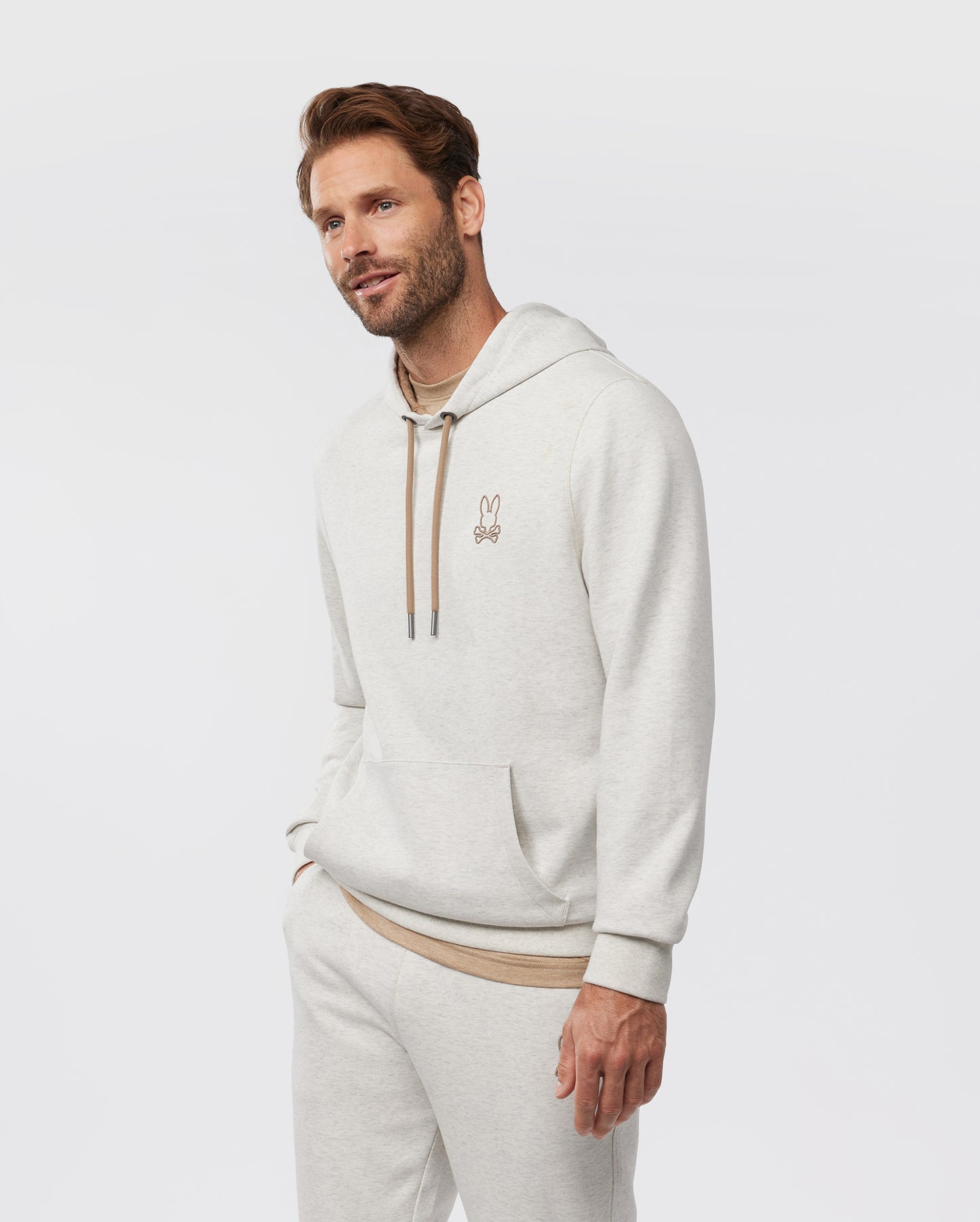 MENS OUTLINE PULLOVER HOODIE - B6H505Z1CN