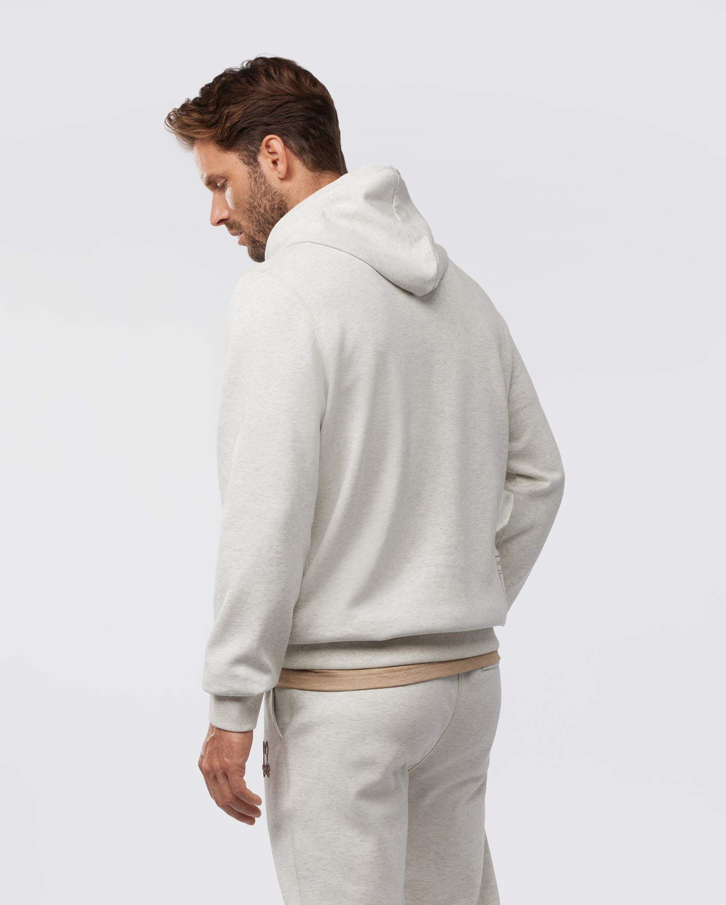 MENS OUTLINE PULLOVER HOODIE - B6H505Z1CN