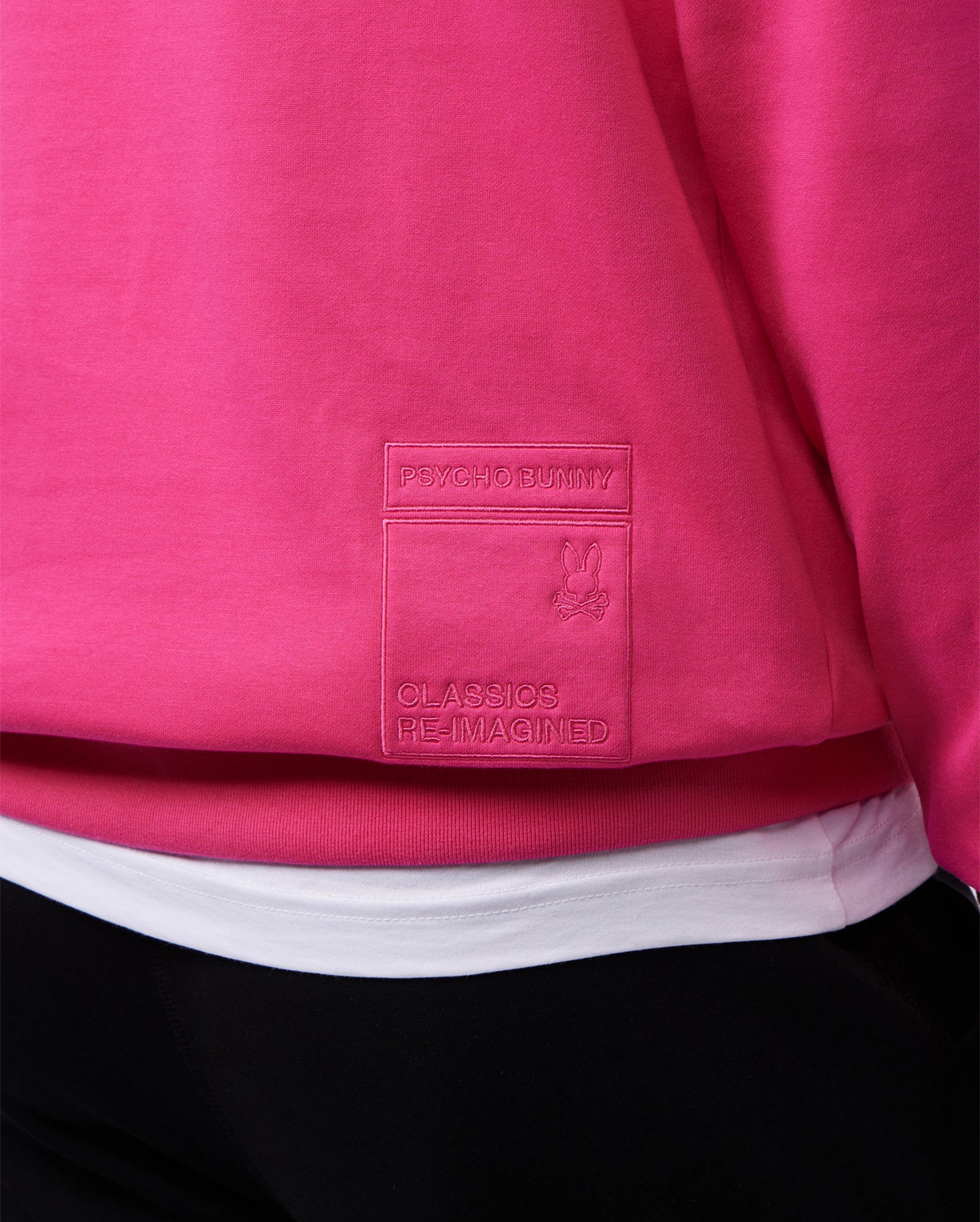 MENS OUTLINE PULLOVER HOODIE - B6H505Z1CN