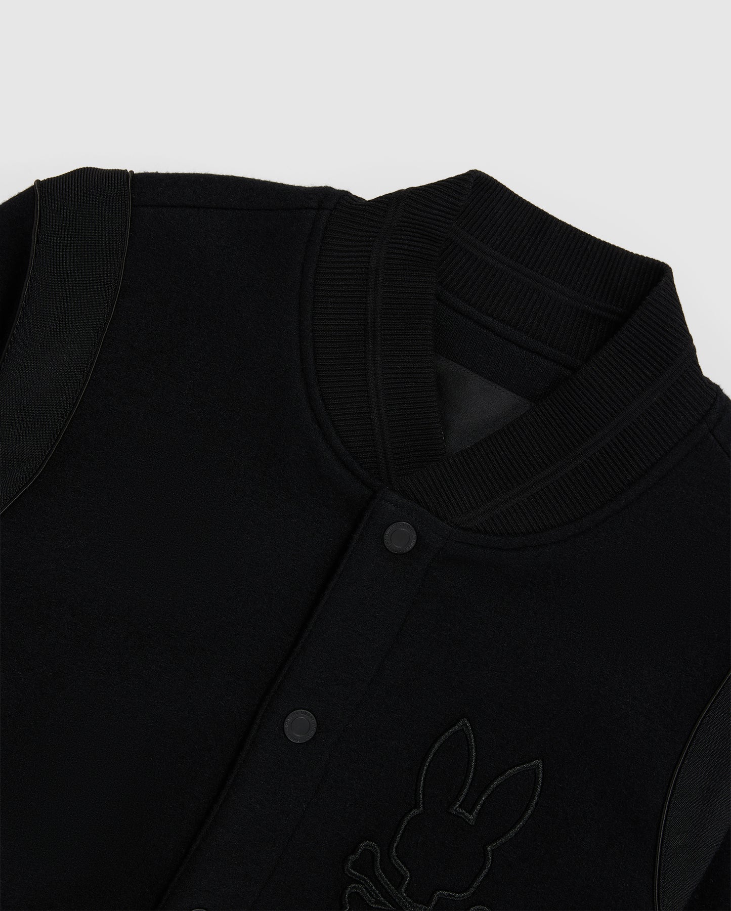 MENS OUTLINE KNIT BOMBER JACKET - B6J457Z1OW