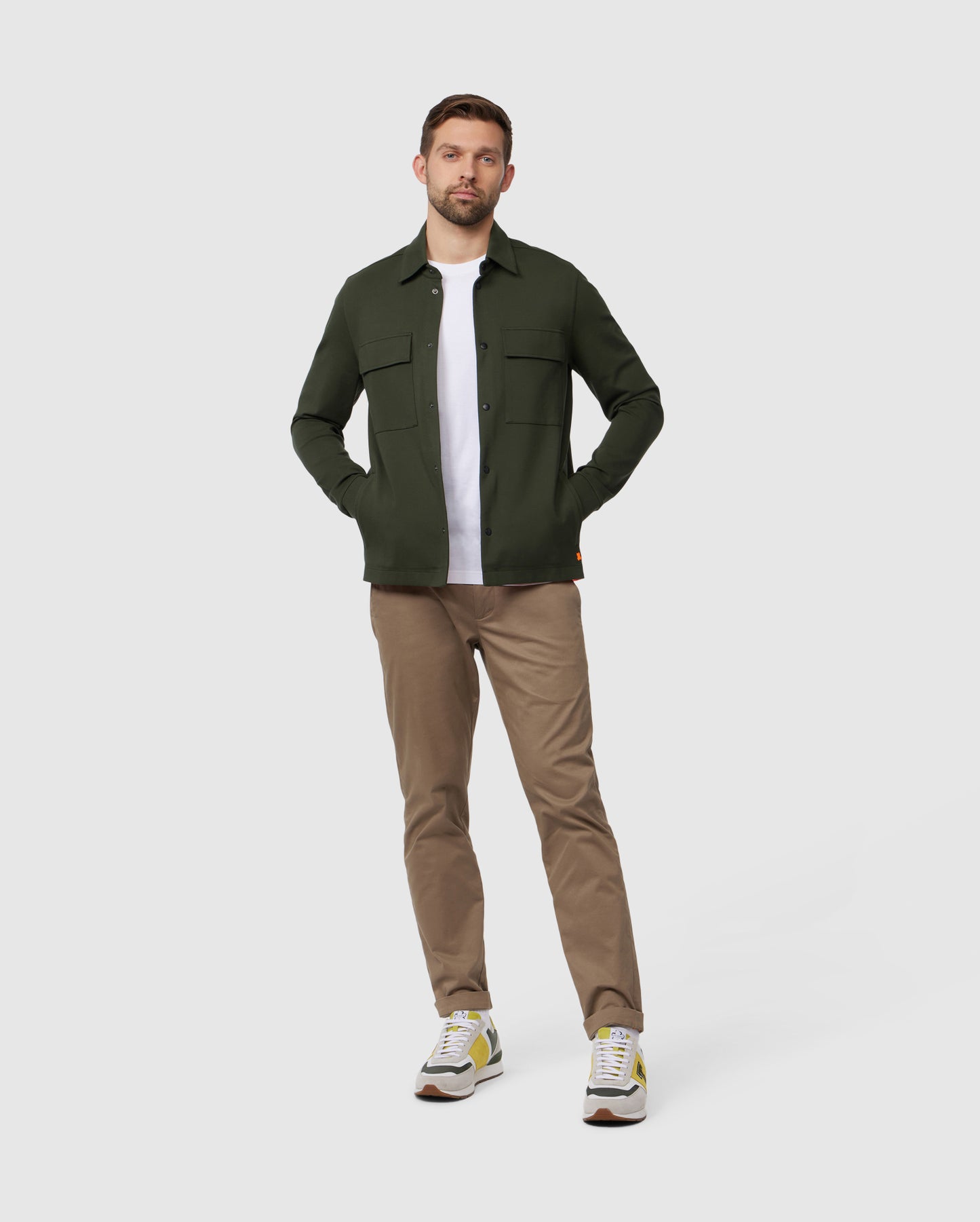 MENS OAKLAND KNIT SHACKET - B6J711A200