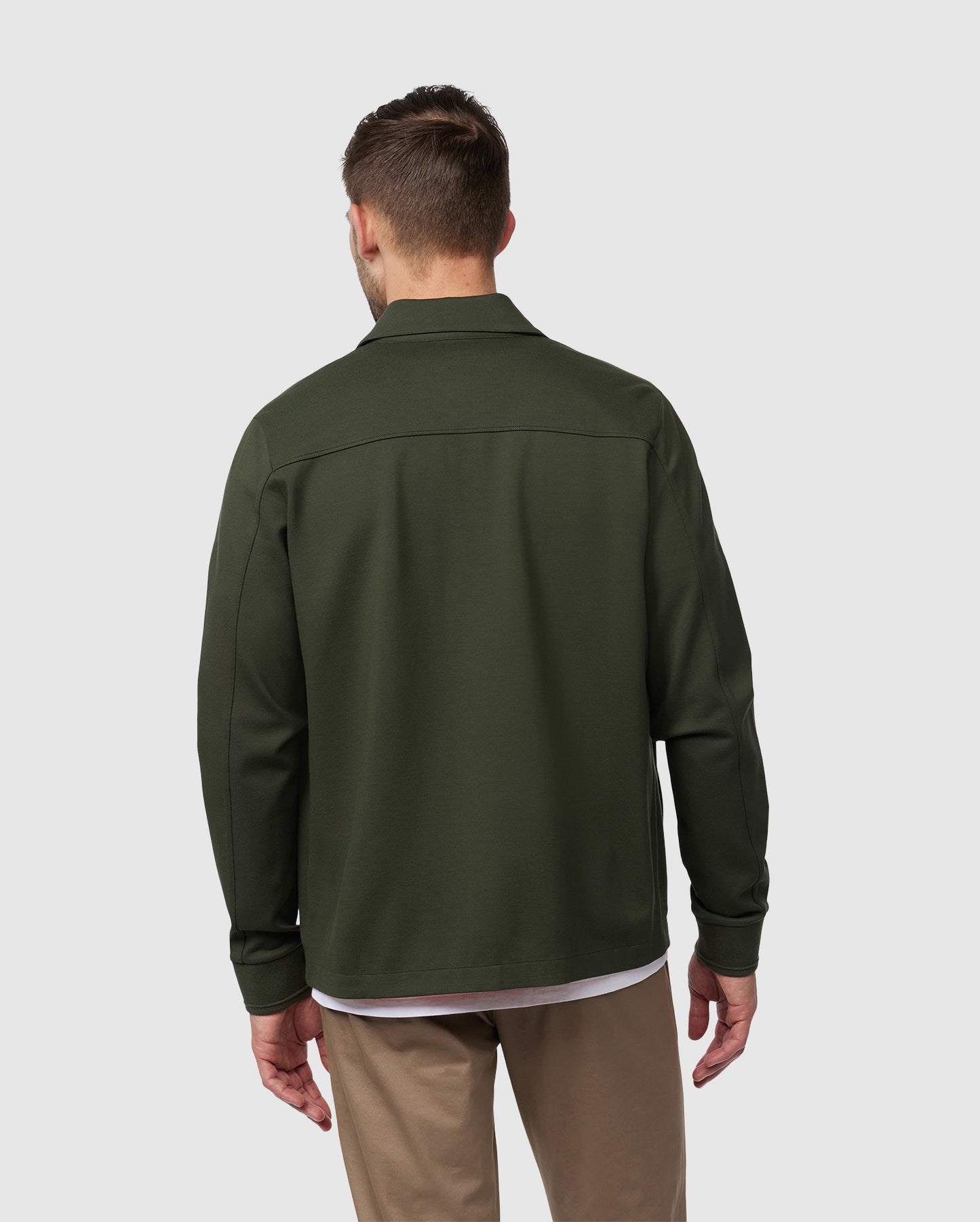 MENS OAKLAND KNIT SHACKET - B6J711A200