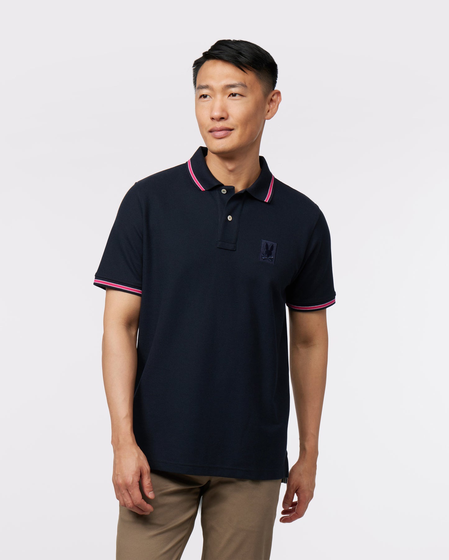 MENS YORKVILLE EMBROIDERED PIQUE POLO - B6K328Z1PC
