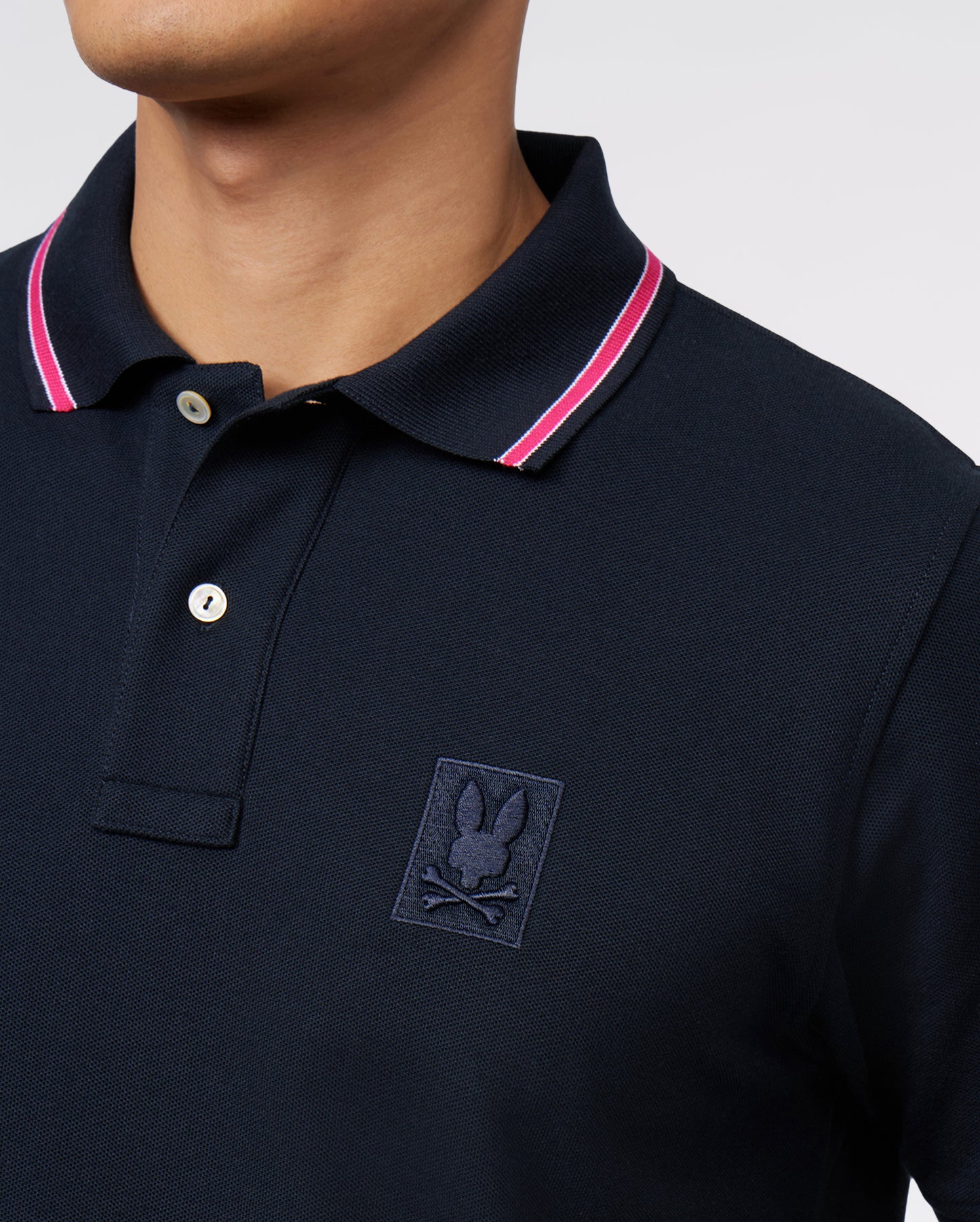 MENS YORKVILLE EMBROIDERED PIQUE POLO - B6K328Z1PC