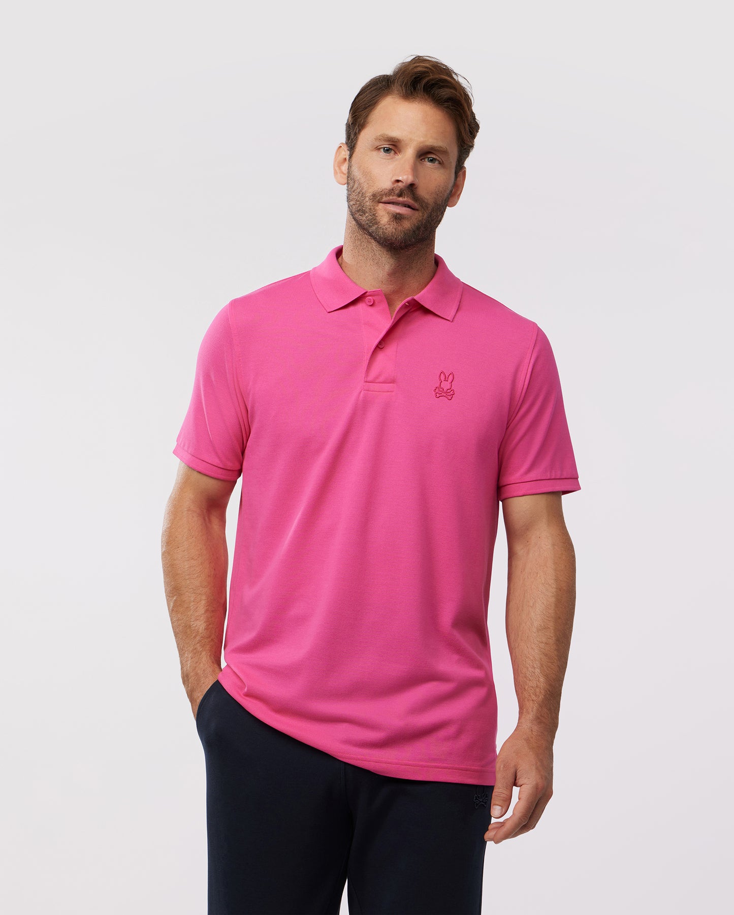 MENS OUTLINE POLO - B6K508Z1PC