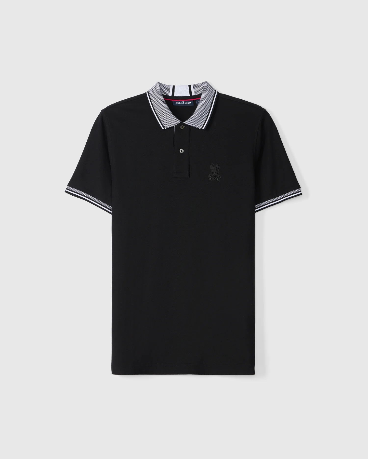 MENS Black MALTON PIQUE POLO PSYCHO BUNNY 001 Black XXXL