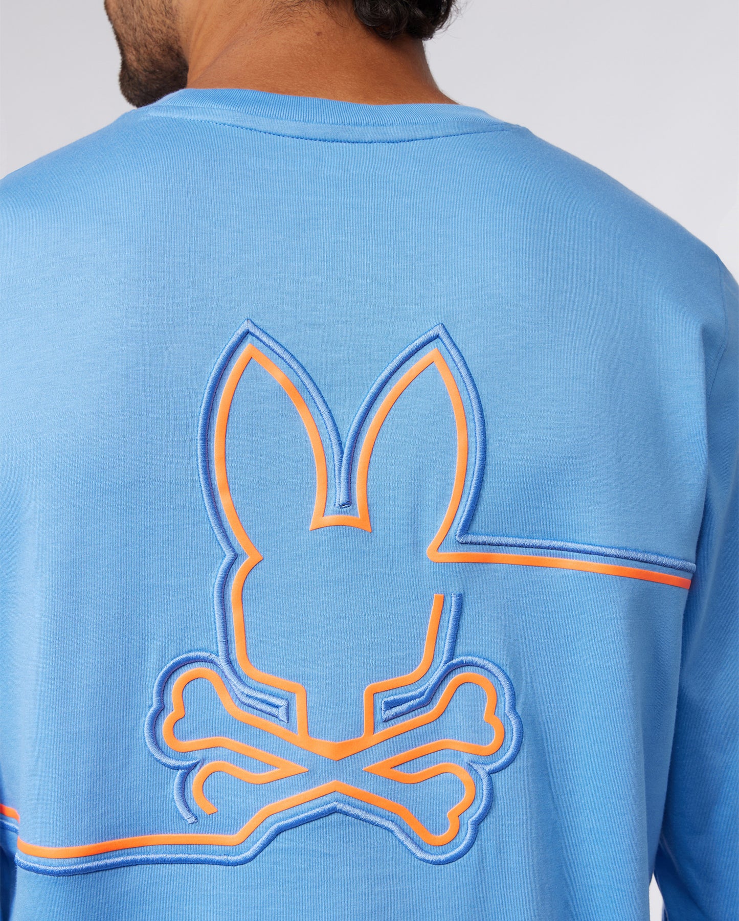 MENS CHESTER LONG SLEEVE EMBROIDERED GRAPHIC TEE - B6T374Z1PC