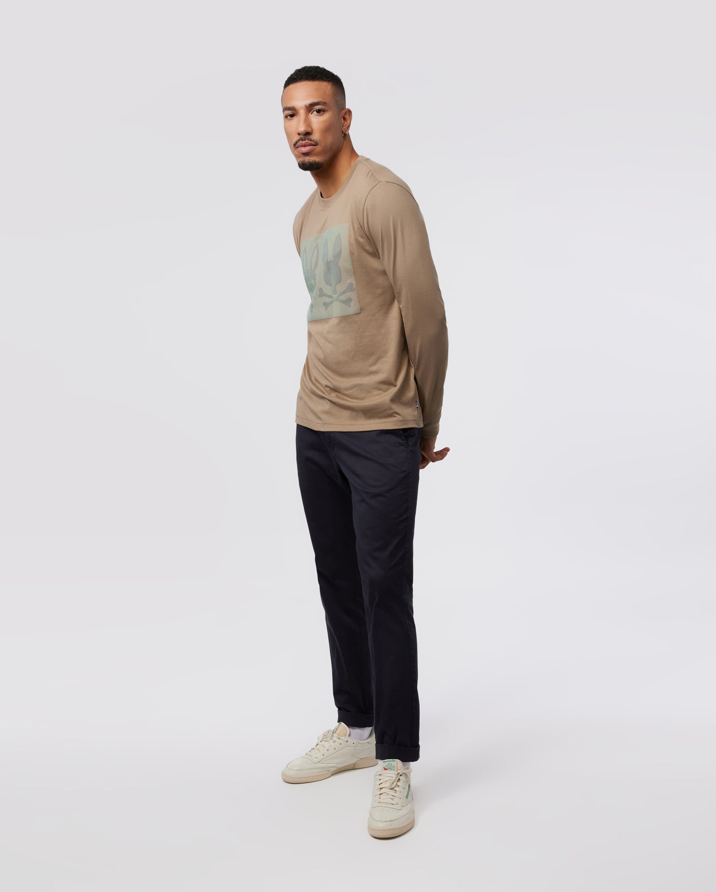 MENS CHICAGO HIGH DENSITY LONG SLEEVE TEE - B6T428Z1PC