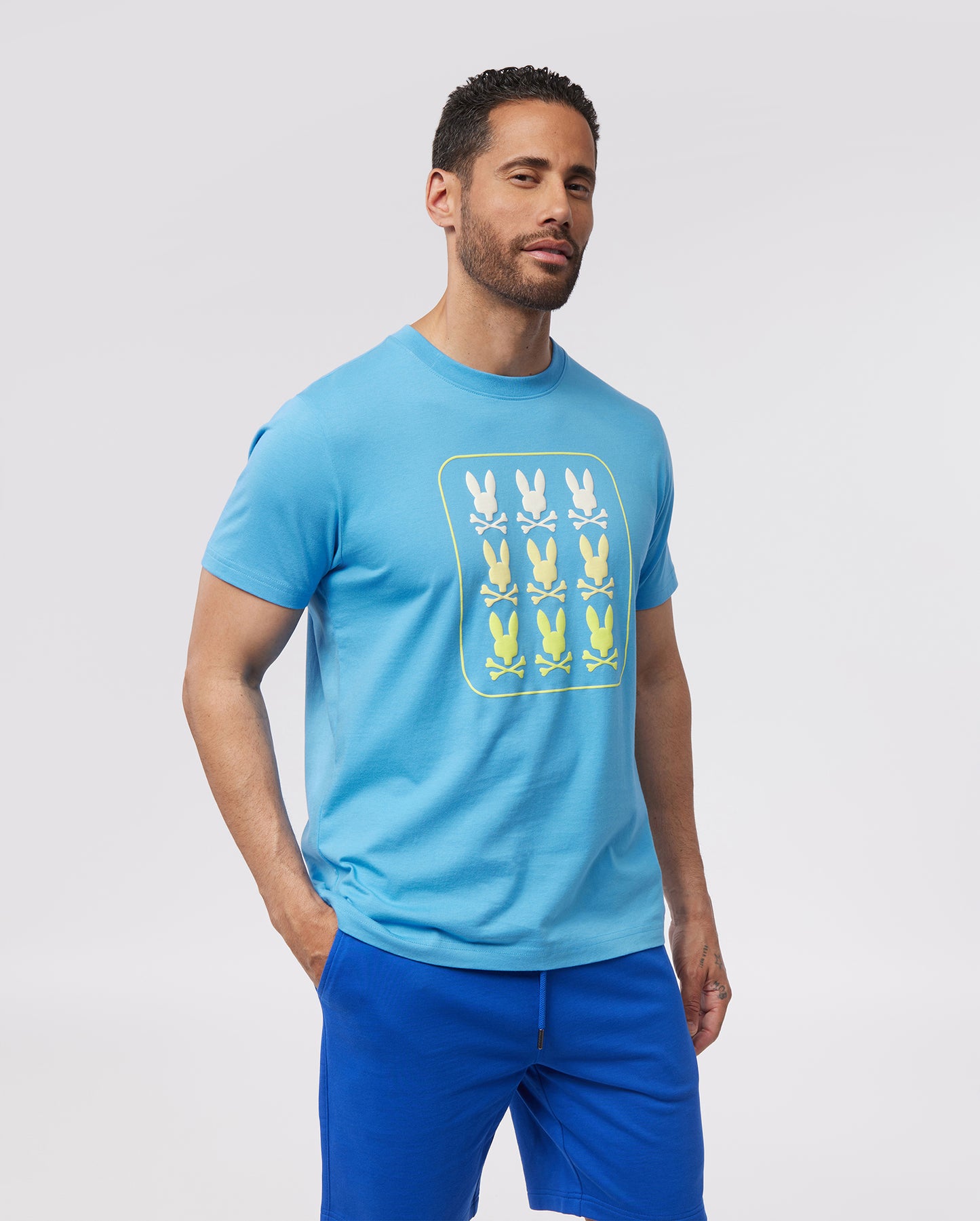 MENS BARKER GRAPHIC TEE - B6U141Y1PC