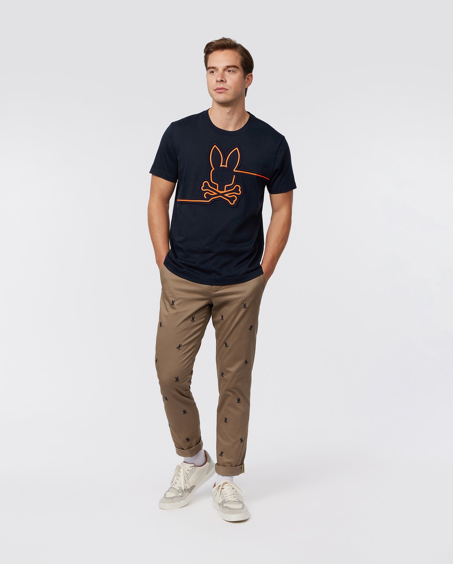 MENS CHESTER EMBROIDERED GRAPHIC TEE - B6U301Z1PC