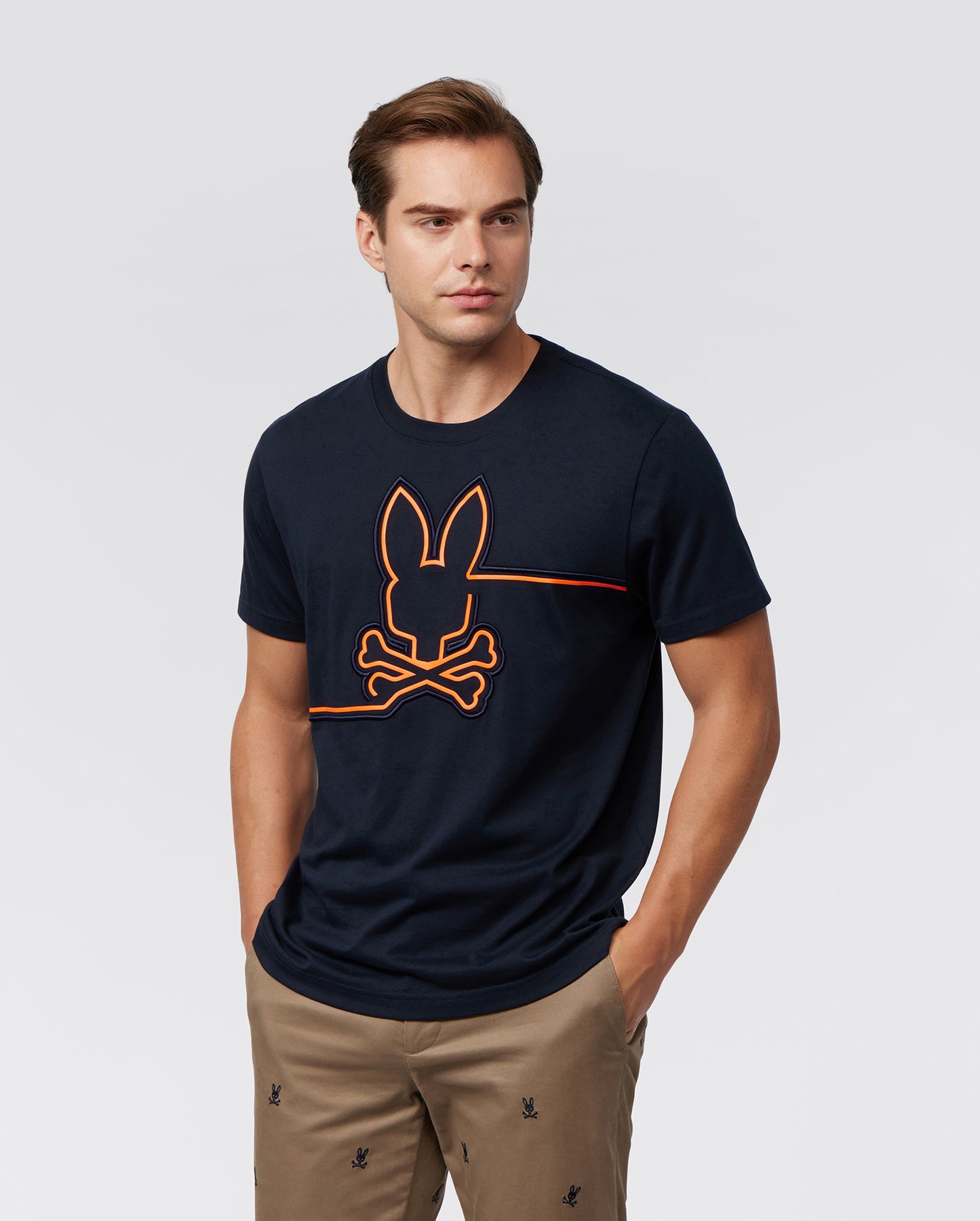 MENS CHESTER EMBROIDERED GRAPHIC TEE - B6U301Z1PC