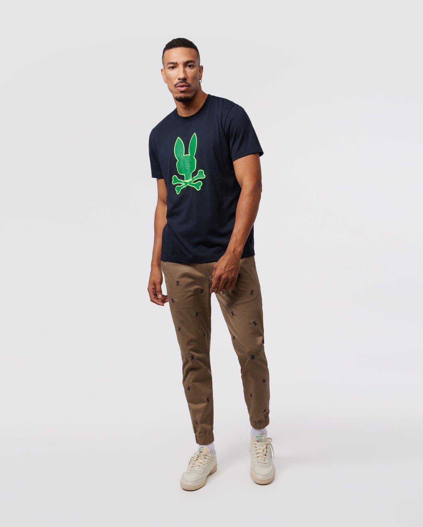 MENS HARVEY EMBROIDERED GRAPHIC TEE - B6U309Z1PC