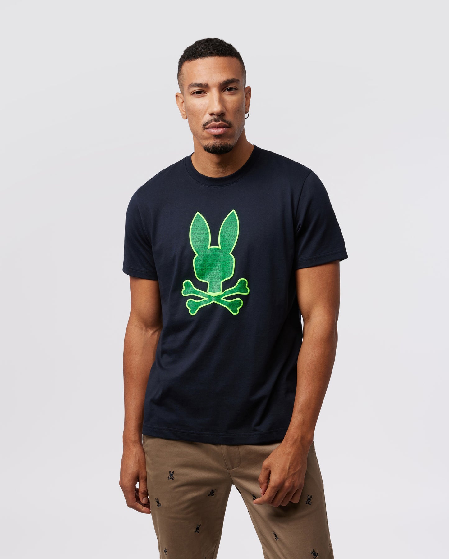 MENS HARVEY EMBROIDERED GRAPHIC TEE - B6U309Z1PC