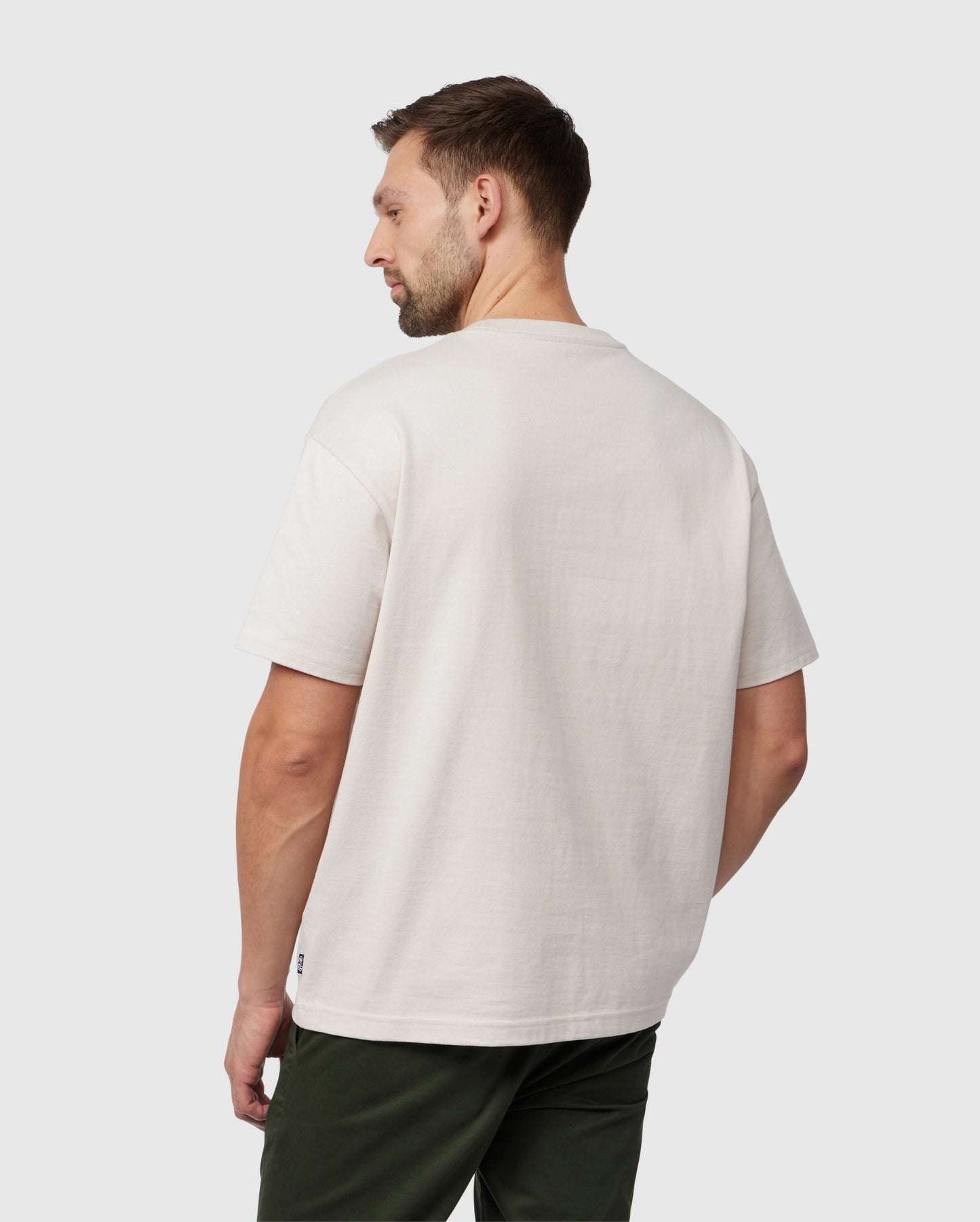 MENS SACRAMENTO RUBBER EMBOSSED RELAXED FIT TEE - B6U622A2PC