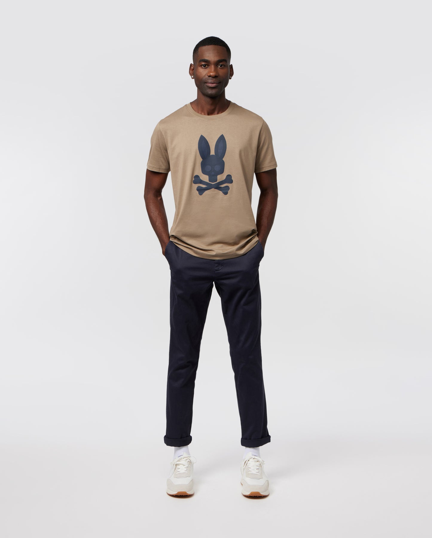 MENS CLEVELAND HD BUNNY PRINT GRAPHIC TEE - B6U764Z1PC