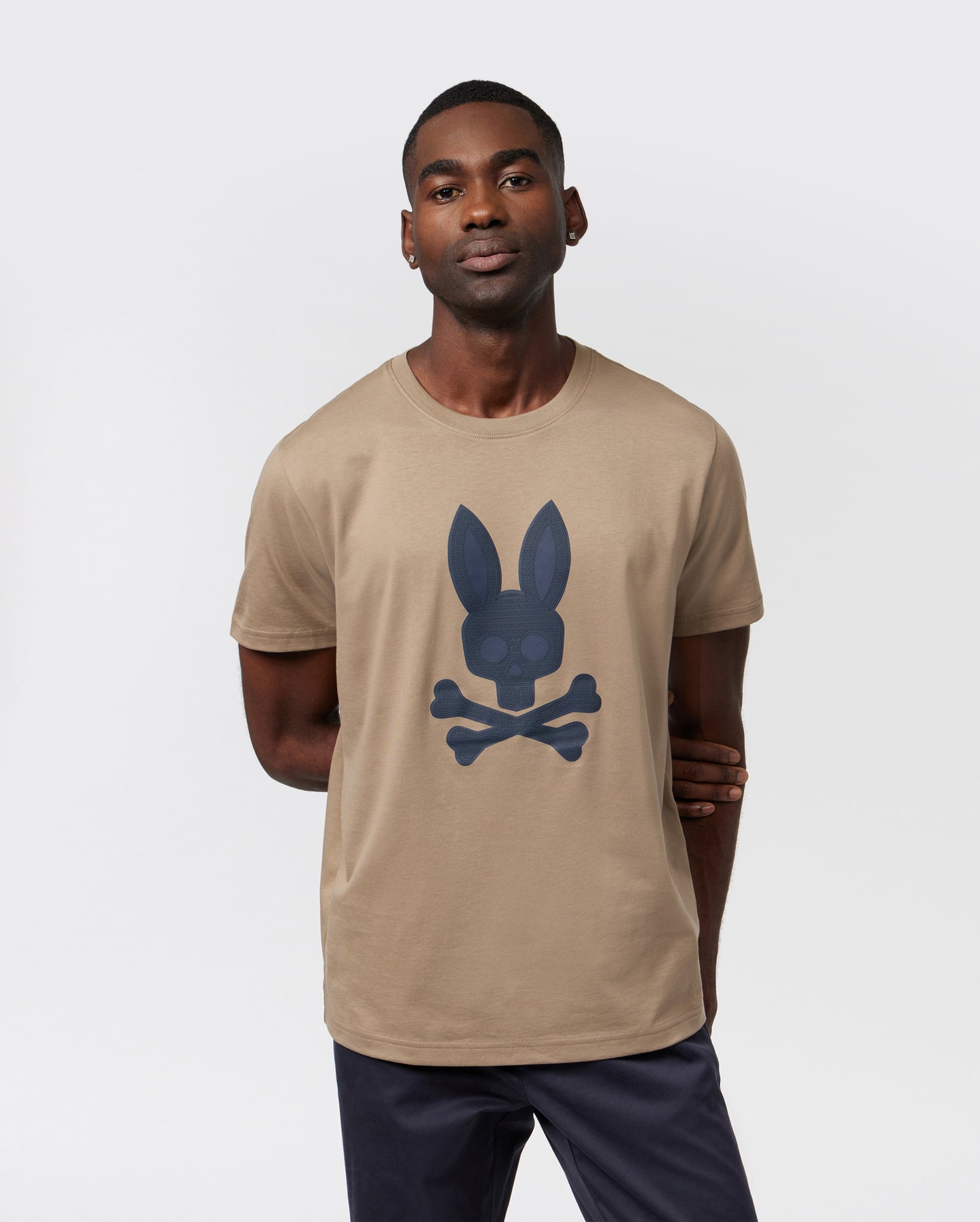 MENS CLEVELAND HD BUNNY PRINT GRAPHIC TEE - B6U764Z1PC