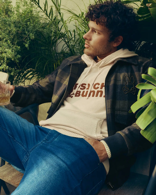 VESTE BOMBER À CARREAUX GAVIN