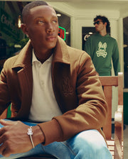 MENS GAVIN SOLID BOMBER JACKET - MO1100033