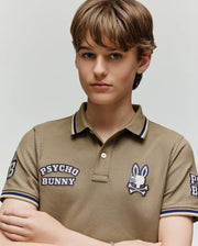 KIDS WADE PATCH PIQUE POLO - KT0100051