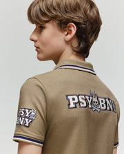 KIDS WADE PATCH PIQUE POLO - KT0100051
