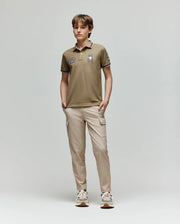 KIDS WADE PATCH PIQUE POLO - KT0100051