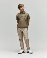 KIDS WADE PATCH PIQUE POLO - KT0100051