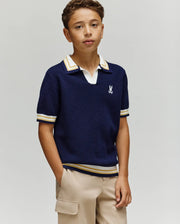 KIDS CARTER KNIT POLO SHIRT - KT0400006