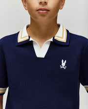 KIDS CARTER KNIT POLO SHIRT - KT0400006