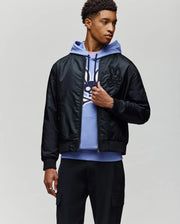 MENS DAVID OVERSIZED SATIN BOMBER - MO1100001