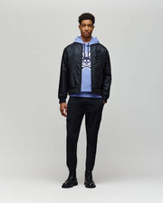 MENS DAVID OVERSIZED SATIN BOMBER - MO1100001