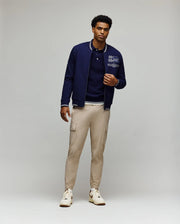 MENS DESMOND PIQUE KNIT BOMBER - MO1100018