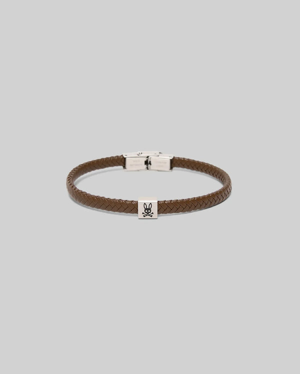 MENS LEATHER BRAIDED BRACELET - MO1700020