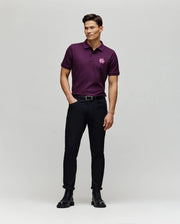 POLO PIQUÉ AUGUSTE AVEC ÉCUSSON FLORAL