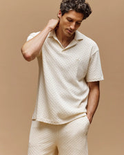 MENS KAIRO JOHNNY COLLAR CROCHET POLO - MT0100100