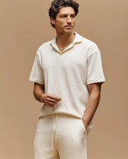 MENS KAIRO JOHNNY COLLAR CROCHET POLO - MT0100100