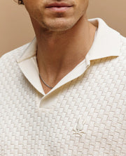 MENS KAIRO JOHNNY COLLAR CROCHET POLO - MT0100100