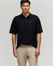 MENS BENNY OVERSIZED FIT PIQUE POLO - MT0100105