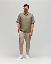 MENS BENNY OVERSIZED FIT PIQUE POLO - MT0100105