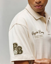 MENS AUGUSTE OVERSIZED PIQUE POLO SHIRT - MT0100112